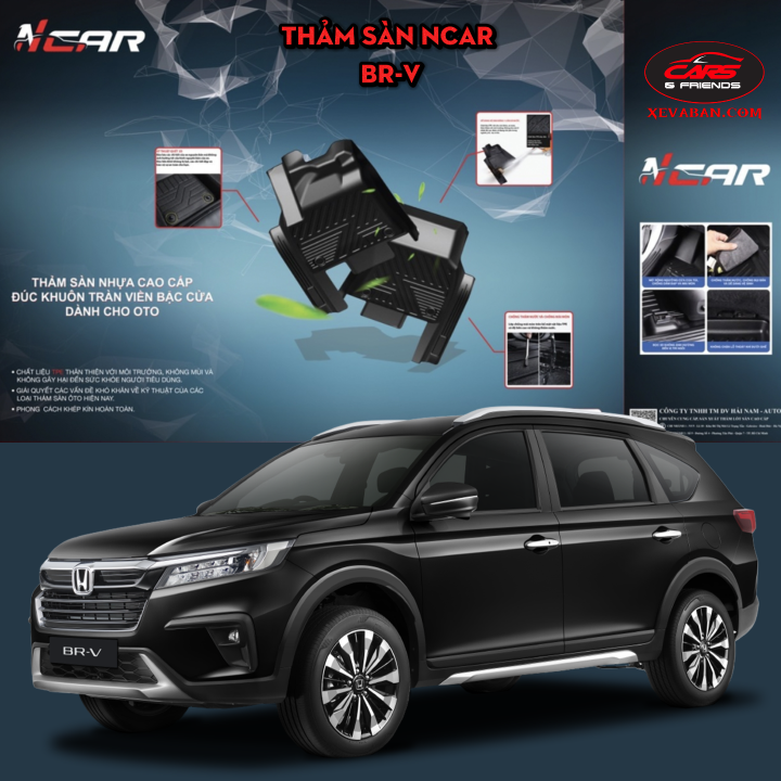 Thảm sàn Ncar cho HONDA BRV